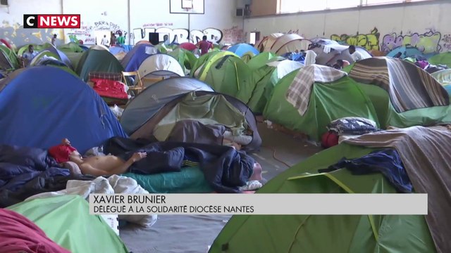 Nantes : plus de 300 réfugiés entassés dans un gymnase en pleine chaleur