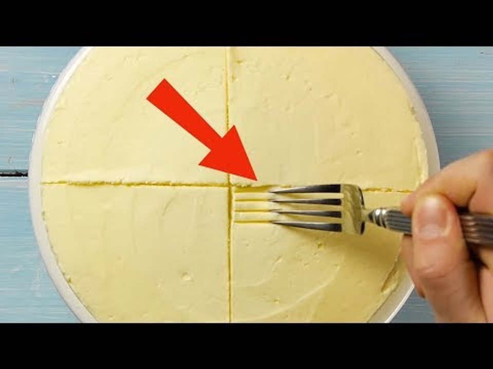 Ma grand-mère m'a donné ce conseil. Vous surprenez tout le monde à table.