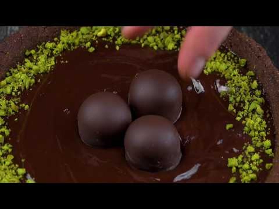 Unwrap 3 Mozart Balls & Put Them Directly On Top – Unforgettable!