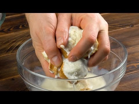Crumble 3 Slices Of Bread By Hand. You Have To See What Happens To It In The Oven!