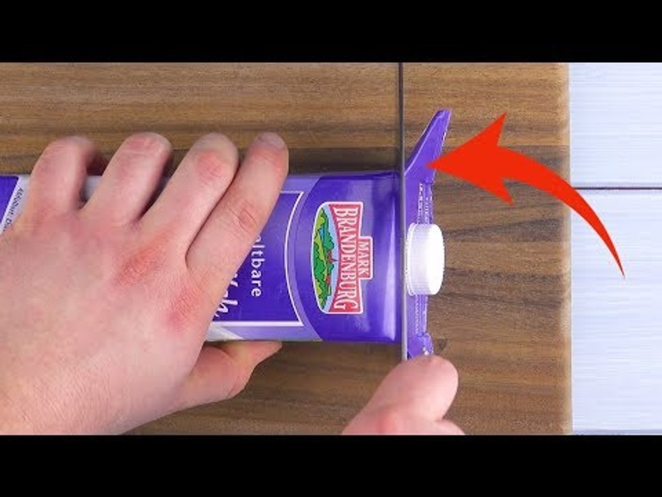 Cut The Milk Carton Just So & Everyone's Eyes Will Light Up!