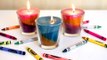 Motley and beautiful: Making candles from crayons