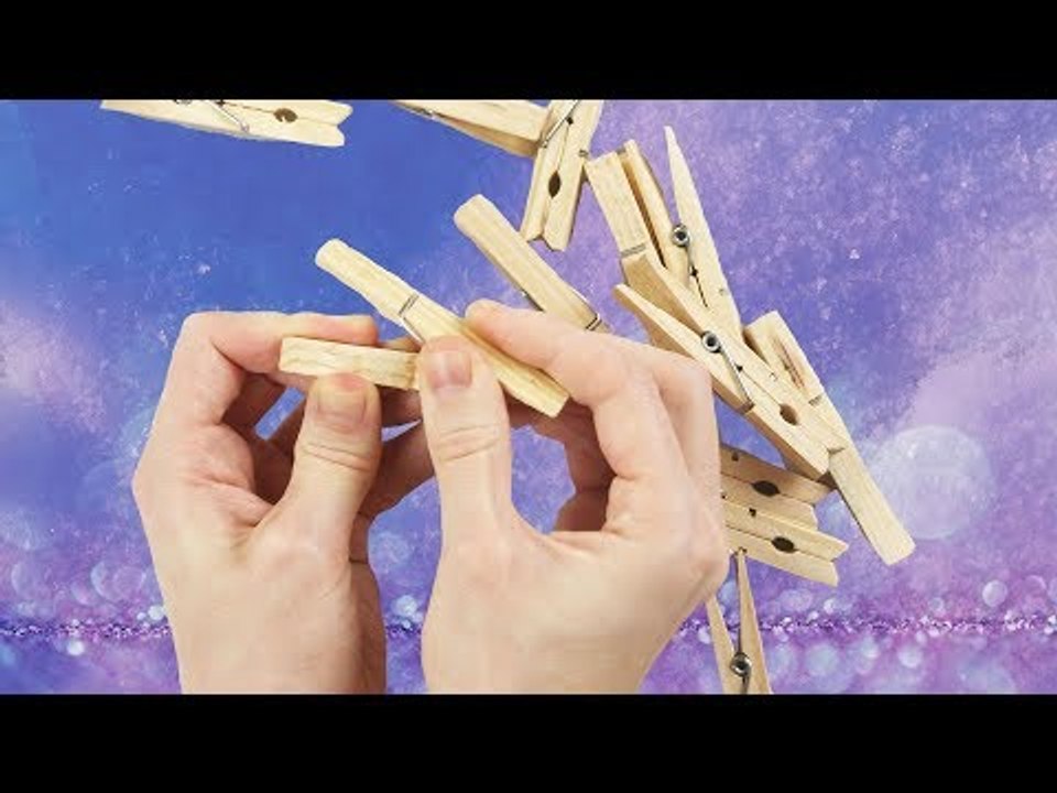 3 decoration ideas for Christmas using clothespins