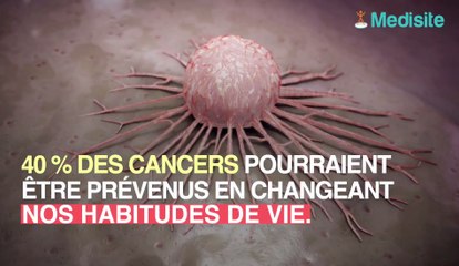 Les cancers pourraient être évités dans 40 % des cas