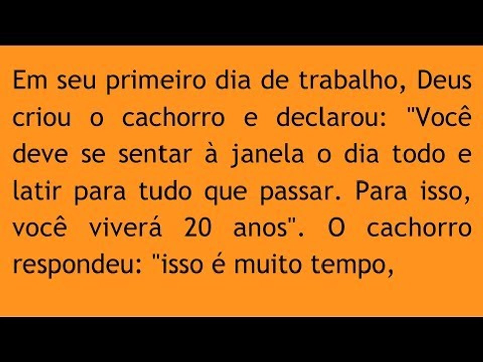 Quando Deus criou o homem, ele se tornou ganancioso. Este é o resultado.