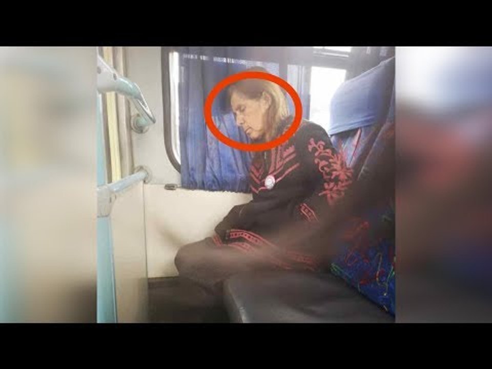 Esta mulher anda diariamente no mesmo ônibus por 10 horas…