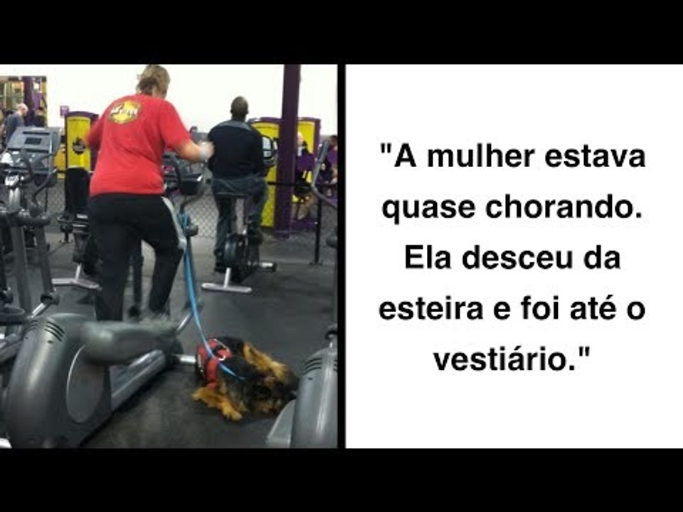 A mulher foi filmada e humilhada na academia. De rep…