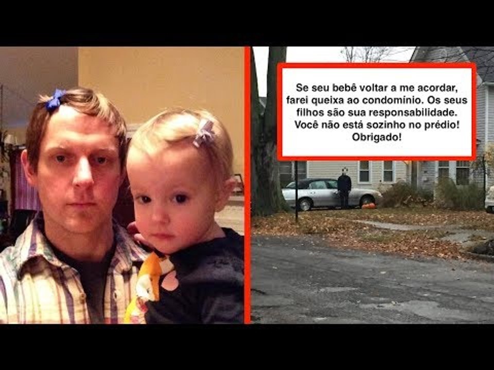 O pai responde ao bilhete dos vizinhos insolentes... e milhares aplaudiram!