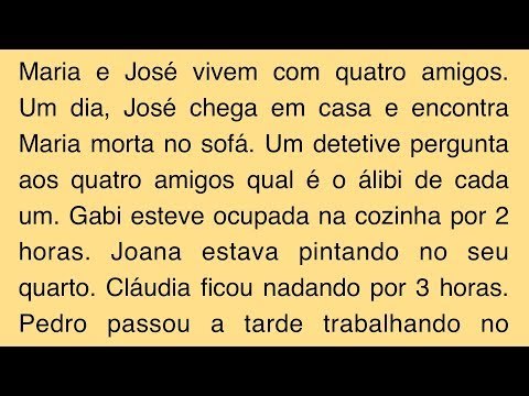 90% das pessoas erram estes enigmas. Você consegu…