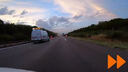 Zoom sur le radar de chantier sur l'A33