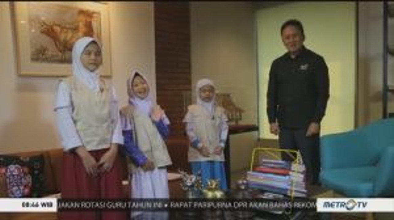Aksi Reporter Cilik Media Indonesia Mewawancarai Kepala Bekraf