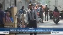 Satpol PP Bongkar Lapak PKL di Jakarta Utara