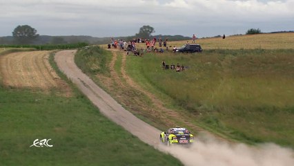 The Abarth 124 compete in the hometown rally in Rome