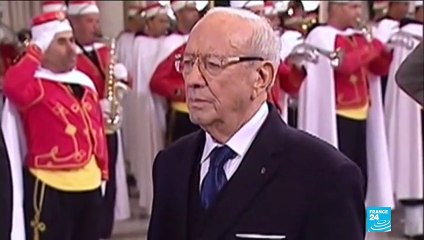 Portrait du président tunisien Béji Caïd Essebsi