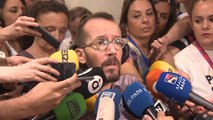 Echenique responde al PSOE que la contraoferta es 