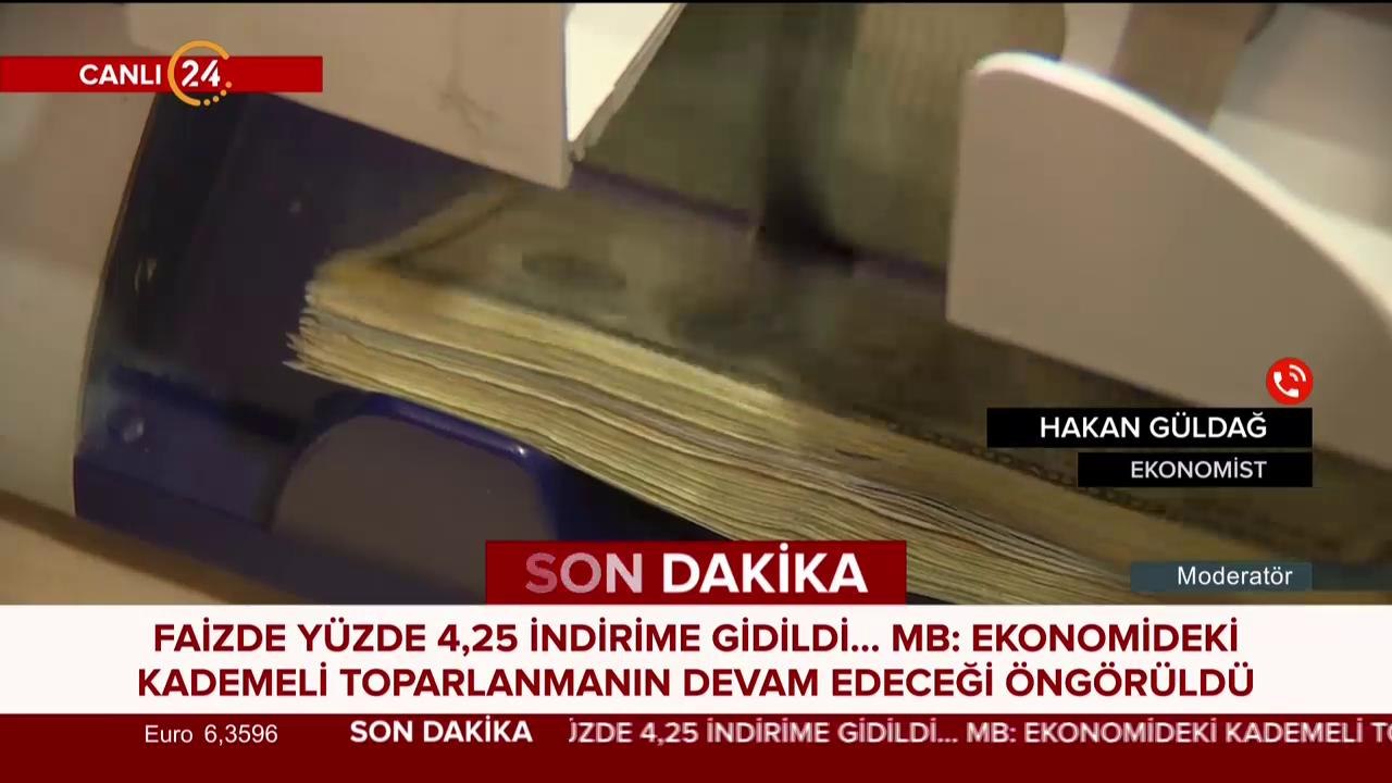 Merkez Bankası'ndan faiz indirimi