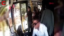 Halk otobüsü şoföründen alkışlanacak hareket