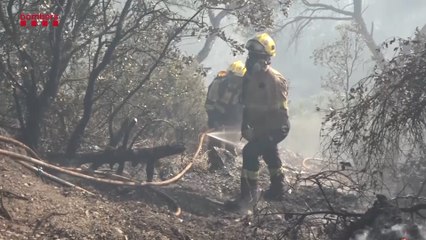 Bomberos siguen trabajando en el incencio de Capellades