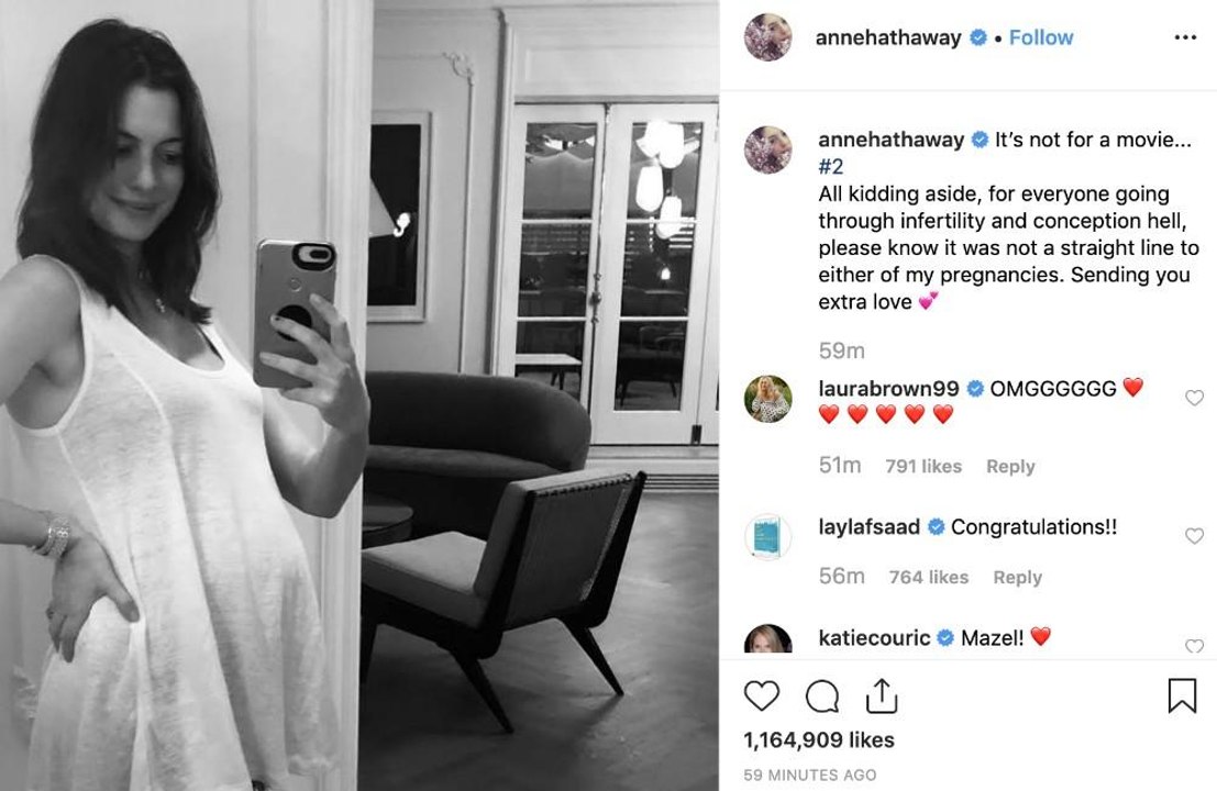 Anne Hathaway: Baby Nummer zwei im Anmarsch!