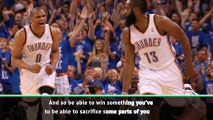 Me and Harden will both sacrifice to make it work at Houston- Westbrook
