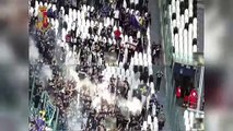 Torino - Passamontagna e fumogeni durante Italia-Bosnia, denunciati 20 tifosi bosniaci (25.07.19)