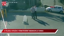 5 yıldızlı otelin 3 yöneticisini tabancayla vurdu