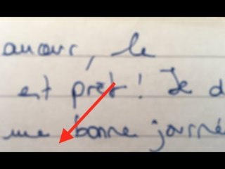 Après une soirée arrosée, il trouve un mot de sa femme et n'en croit pas ses yeux.