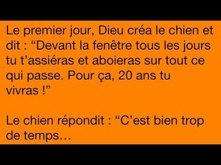 Quand Dieu a créé l'Homme, l'Homme a été très gourmand. Et voilà ce qu'on a maintenant !