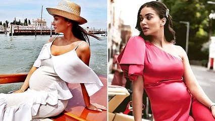 Amy Jackson Flaunts Her Baby Bump In Latest Photoshoot