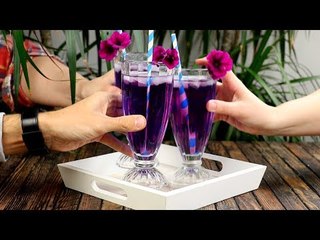 Gostoso e natural: Chá gelado camaleão