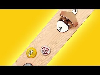 Um abridor de garrafa magnético para guardar todas as tampinhas