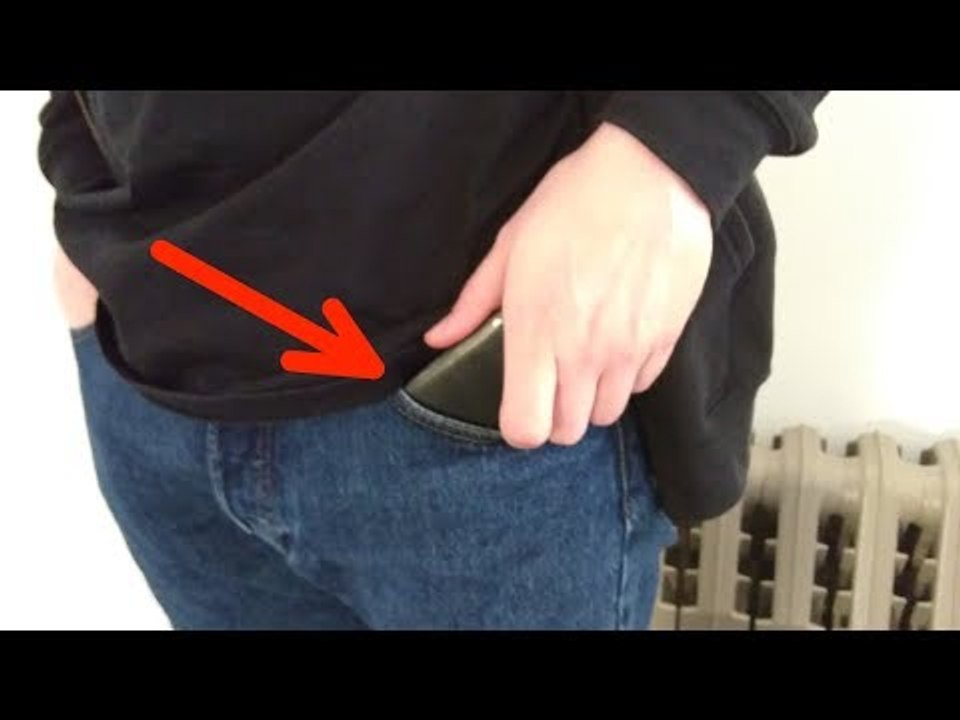 É por isto que você não deve carregar o celular no bolso da calça.
