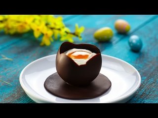 Recette : dessert 3 étoiles. Oeuf de Pâques à la coque