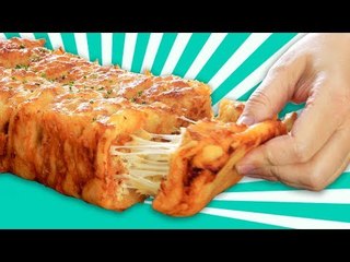 Brique de pizza au poulet : la pizza version pavé