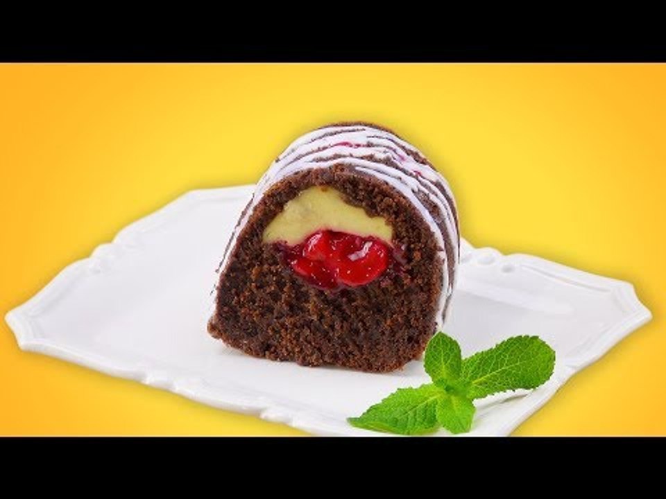 Gâteau au chocolat coeur de cerises : sophistiqué et gourmand à souhait