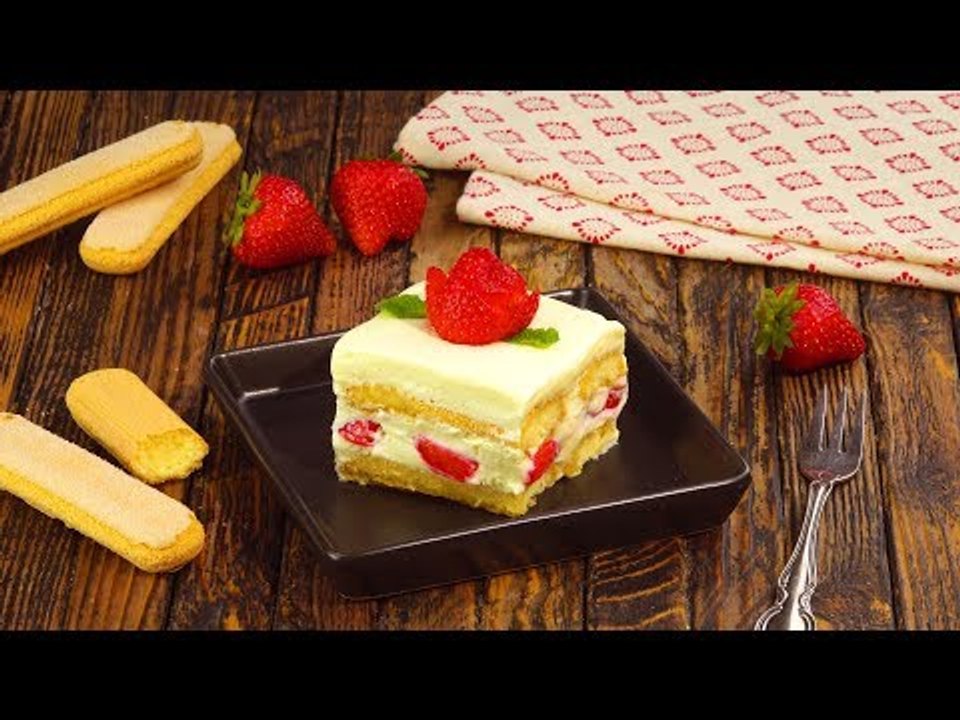 Tiramisu aux fraises : on revisite un classique qui nous fait rougir.