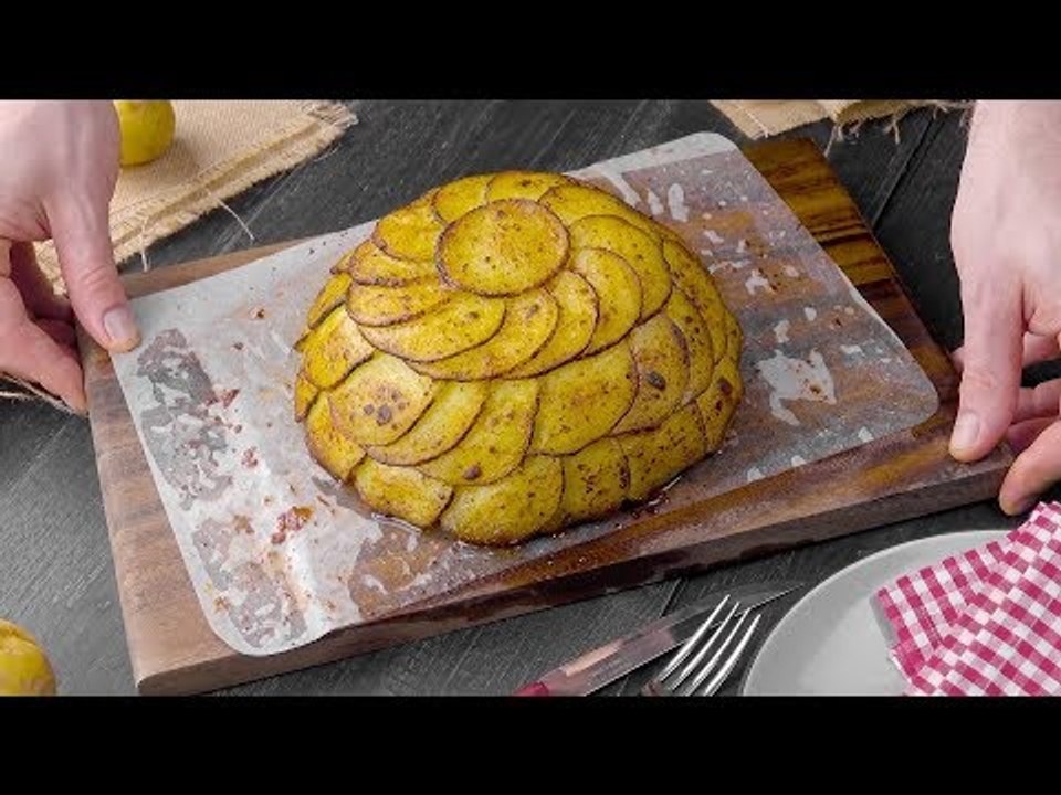Vous vous demandez ce qui se cache dans ce dôme de pommes de terre ?