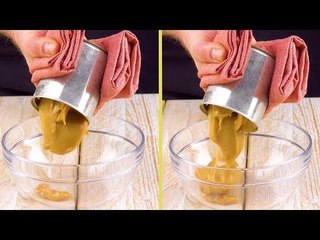 Trois heures après la cuisson de la boîte de conserve, voilà ce qui en sort.