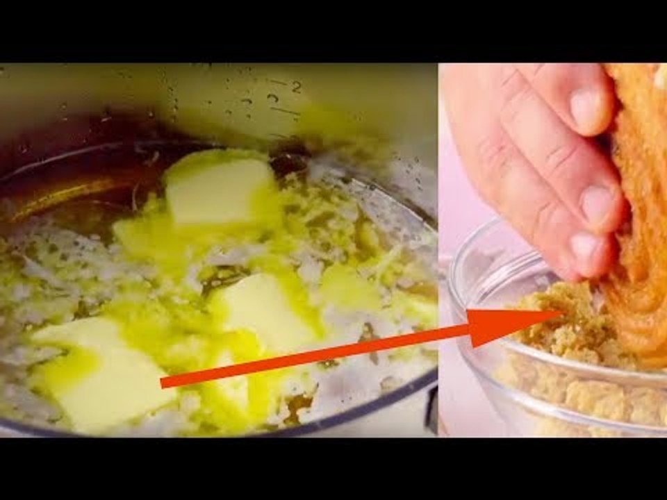 Faites fondre le beurre dans la casserole. Le résultat est trop beau pour être vrai.