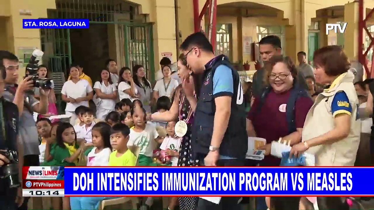 DOH intensifies immunization program vs measles