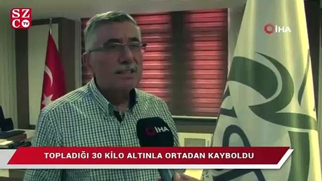 Meslektaşlarından topladığı 30 kilo altınla ortadan kayboldu