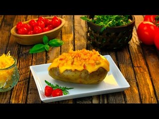 A favorita de todos os tempos: Batata recheada com Strogonoff