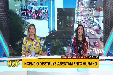 Incendio en el Callao: calles de AAHH tenían casas de madera