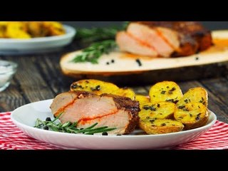 Trançado e saboroso: Lombo de porco marinado