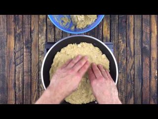 Um clássico, porém diferente: empadão frito de presunto e queijo