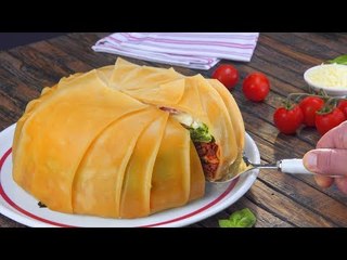 Torta de lasanha: impressionante por fora e por dentro