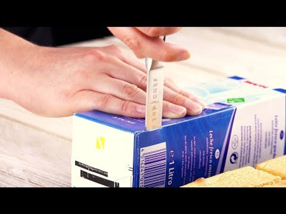 O que este chef faz com a caixa de leite é incrível! A melhor sobremesa do ano!