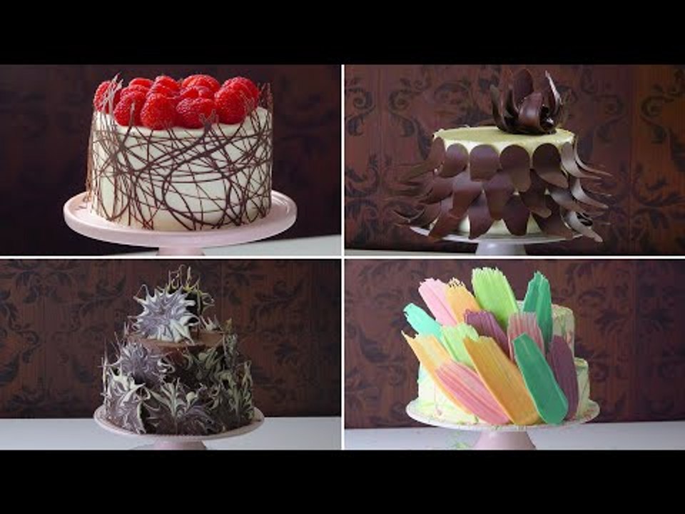 4 TRUQUES mega fáceis com CHOCOLATE para transformar seu bolo sem graça em profissional!