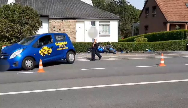 Mons: un motard décède dans un accident chaussée de Beaumont