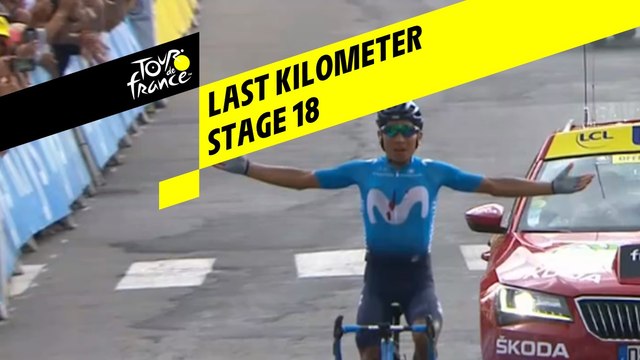 Last kilometer / Flamme rouge - Étape 18 / Stage 18 - Tour de France 2019